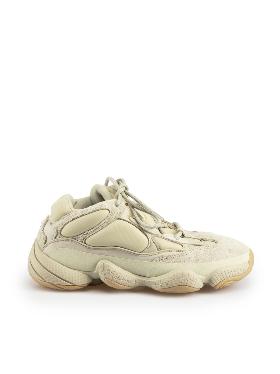 Adidas Pre-Owned Adidas X Yeezy Ecru Suede 500 Blush Trainers