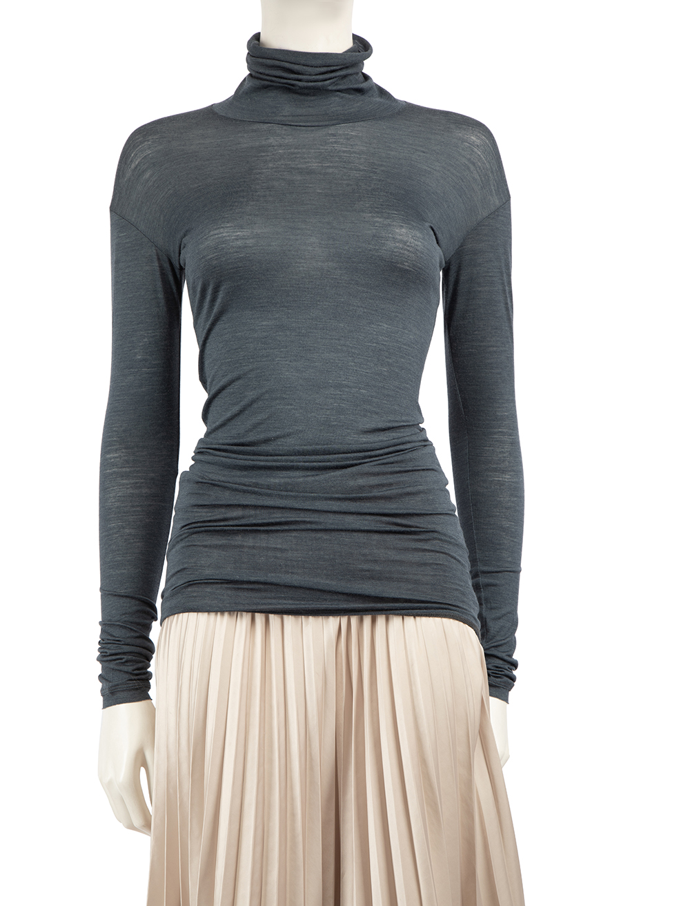 Missoni Pre-Owned Blue Wool Turtleneck Top