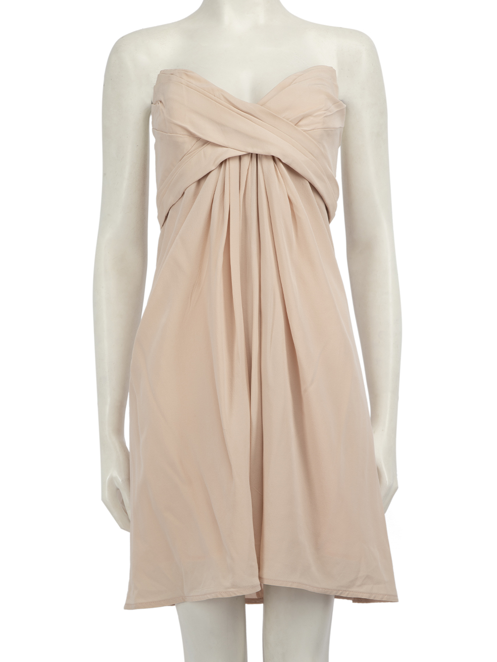 Zimmermann Pre-Owned Pink Silk Strapless Mini Dress