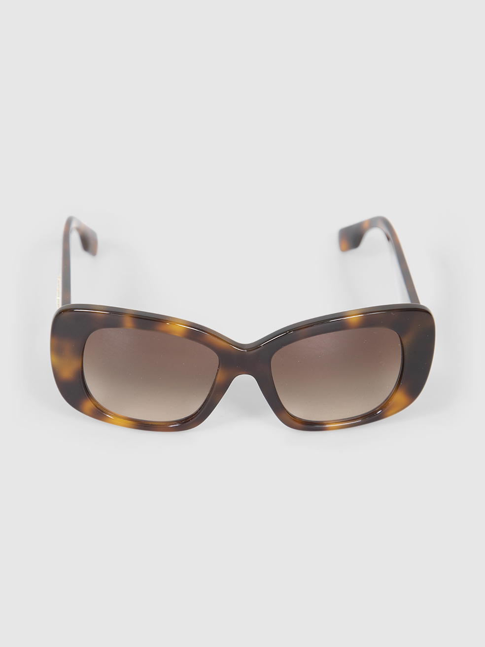 Burberry Women's Brown Havana Rectangle Gradient Sunglasses