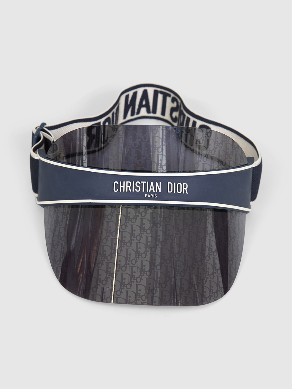 Dior Navy Blue Oblique DiorClub V1U Visor