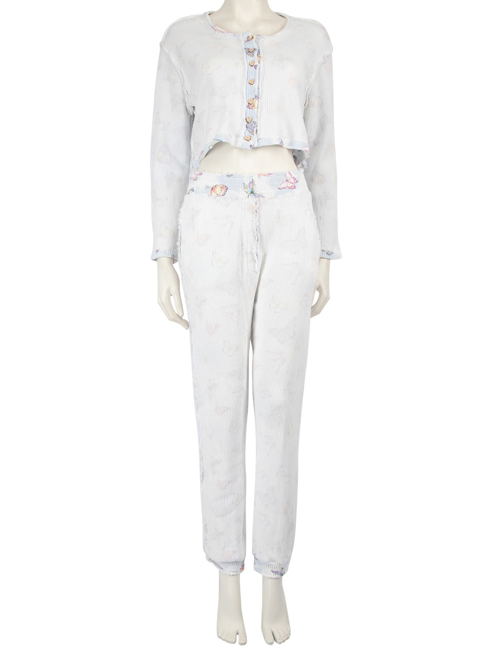 LoveShackFancy Pre-Owned Patterned Reversed Matching Set
