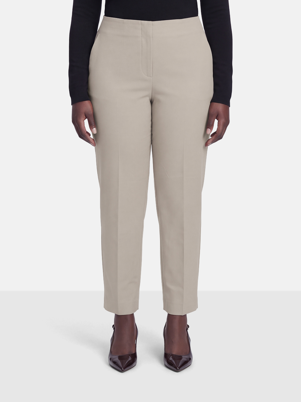 Brunello Cucinelli Brunello Cucinelli x Gunex Beige Slim Fit Trousers